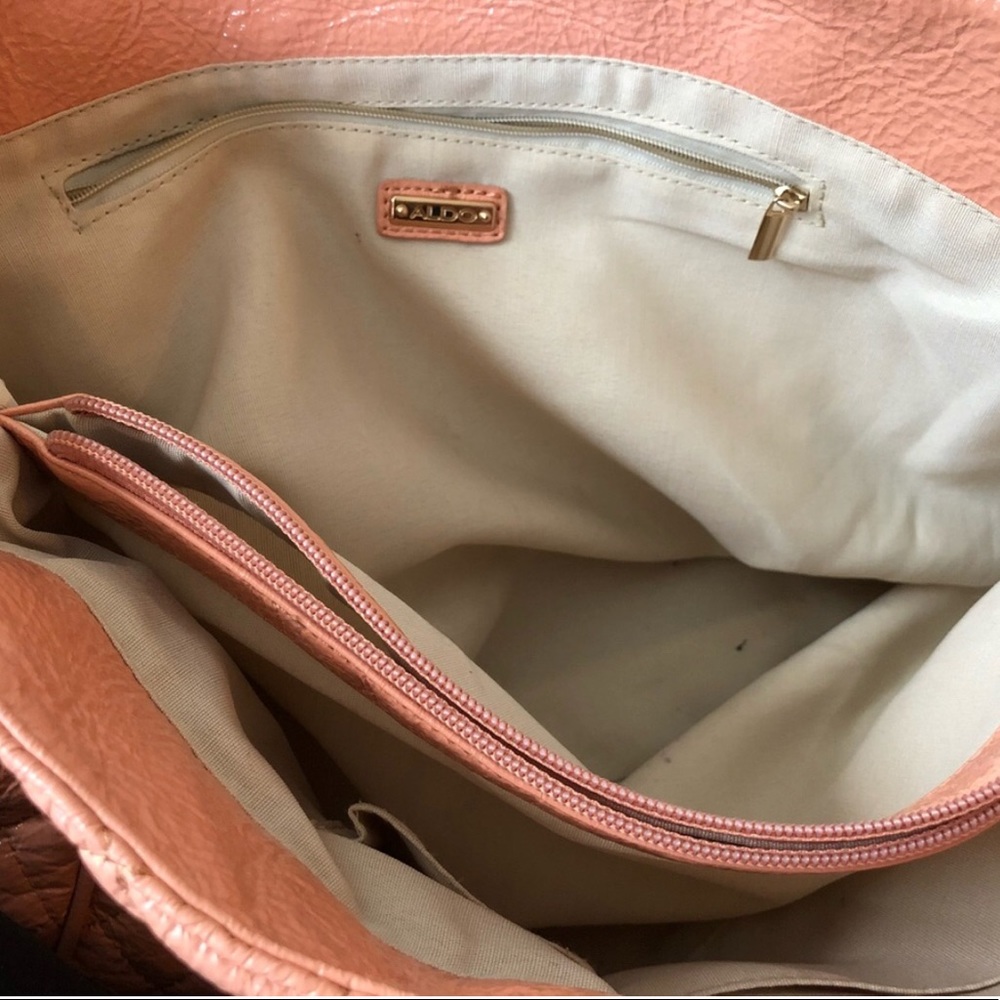 Aldo Coral Tote Purse with braided straps - Picture 3 of 4
